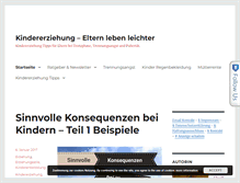 Tablet Screenshot of elternlebenleichter.com